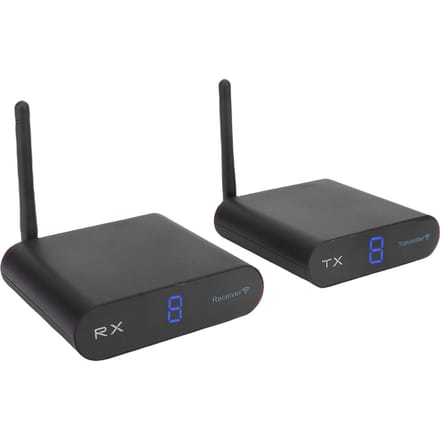Kit Transmetteur Récepteur AV Sans Fil Plug and Play Adaptateur Convertisseur Extenseur TV Type 2