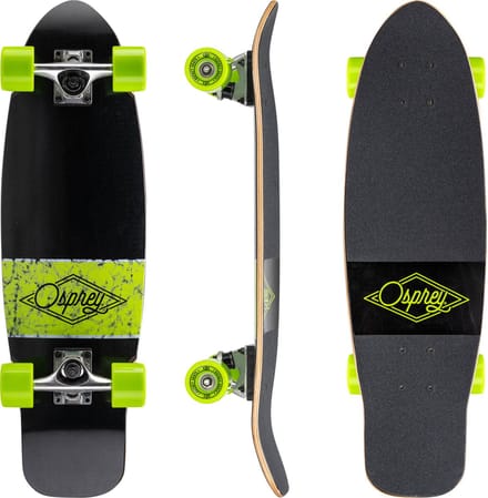 Osprey Overturn 27.5" Cruiser Skateboard - ABEC 9 Lagers