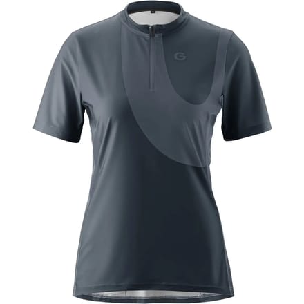 Gonso Adventure Halfzip Korte Mouw Wielertrui Grijs 36 Vrouw