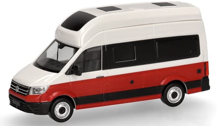 VW Crafter Grand California 600, Beige / Rood
