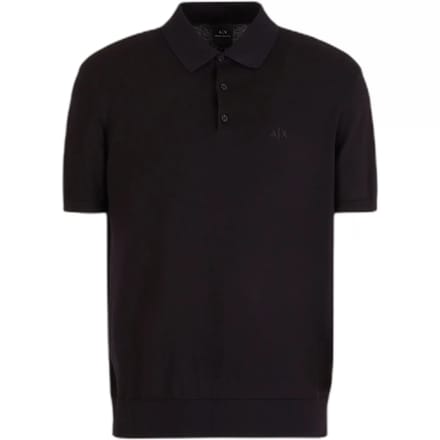 Polo piqué met contrasterende details Armani Exchange