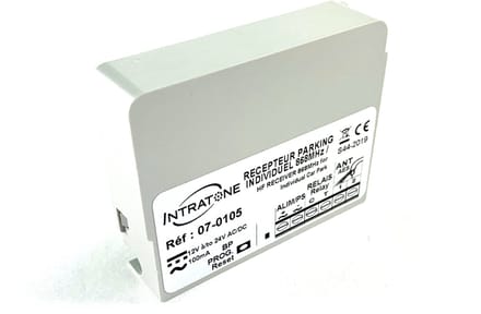 Intratone RF Ontvanger in behuizing, 1 kanaals.