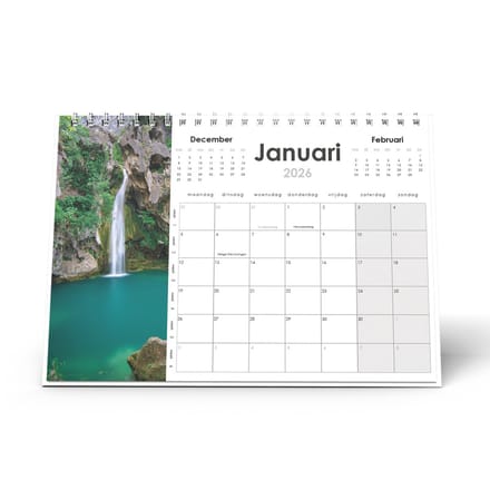 Huurdies - Bureaukalender - 2026 kalender - Natuur