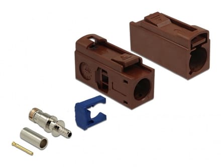 Delock FAKRA F jack 25 mm (long) for crimping