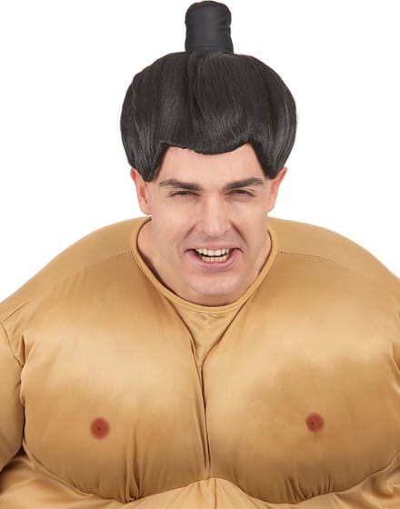 Vegaoo - Sumopruik voor volwassenen - Zwart - One Size