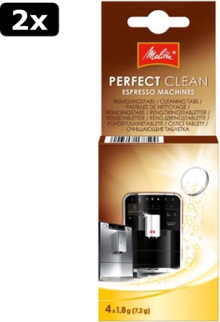 2x Melitta Perfect Clean - Espresso Machinereiniger
