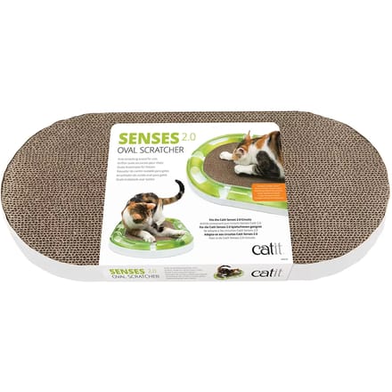 Ovale kartonnen krabpaal voor katten Catit