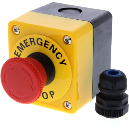 Noodstop Schakelaar 24VAC/DC 40mm A22E-M-11B - A22E7054A