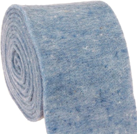 Vilt 15cm breed 5mtr. Jeans