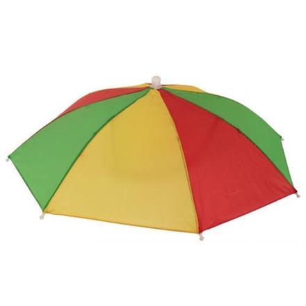 Hoofd paraplu - rood-geel-groen