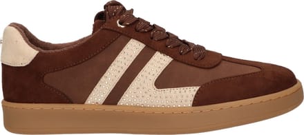 La Strada Sneaker Bruin Beige Textiel - Damesschoenen - Maat - 36