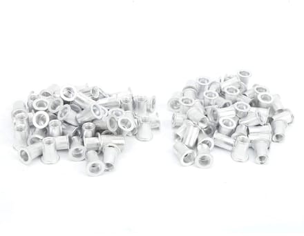 Dailygoods - 100 Stuks Aluminium Klinkmoeren Platte Kop
