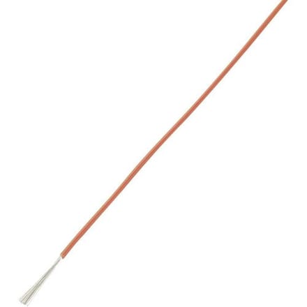 TRU COMPONENTS 1567227 Draad LiY 1 x 0.50 mm² Rood 25 m