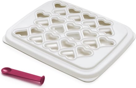 Tupperware Hapjesrooster Hartjes - Bakvorm Raviolimaker Ravioli Rooster