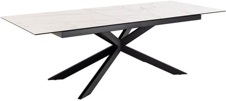Giga Living Eettafel Jorvik - Uitschuifbaar Wit Keramiek - 240x100x76cm
