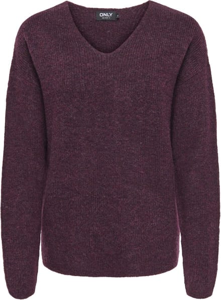Regular fit pullover met v-hals model 'CAMILLA'