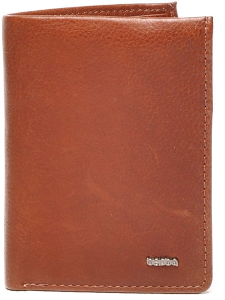 Berba | Lucca | Herenportemonnee | 3 pasjes | Cognac | Bruin | Leer