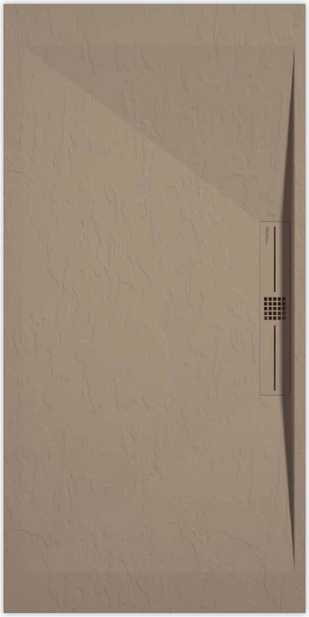 Sanifun douchebak Stone Side Moka Slate 1100 x 800 P