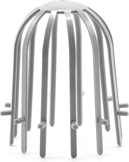 Bladvanger kunststof Ø80-100mm grijs