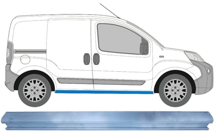 Reparatie dorpel voor Citroen Nemo 2007-2017 / Rechts