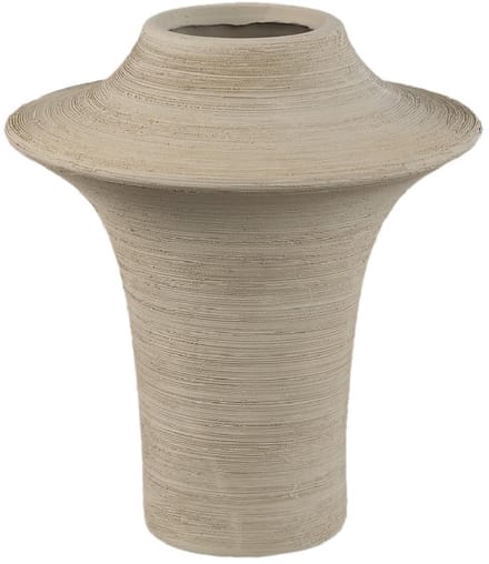 PTMD - Vaas Rinder - Beige - 21x21x24cm