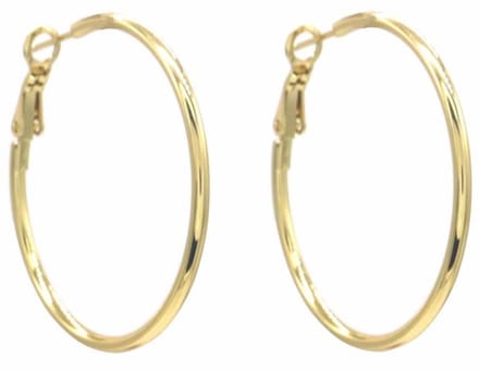 Oorringen - 4 Centimeter - Stainless steel - Goudkleurig - Oorbellen - Damesdingetjes