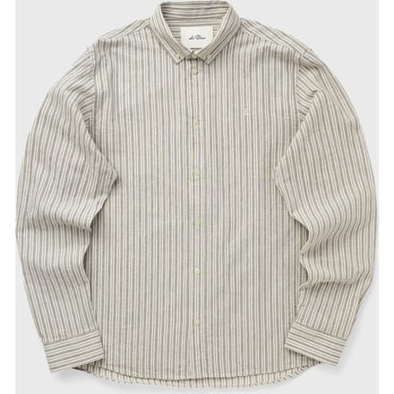 Stripe Cotton-Linen Shirt