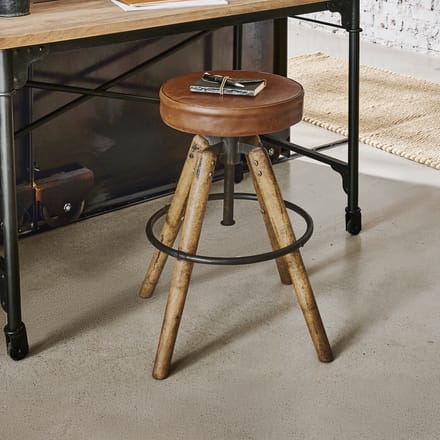 LOBERON Hocker Twist bruin