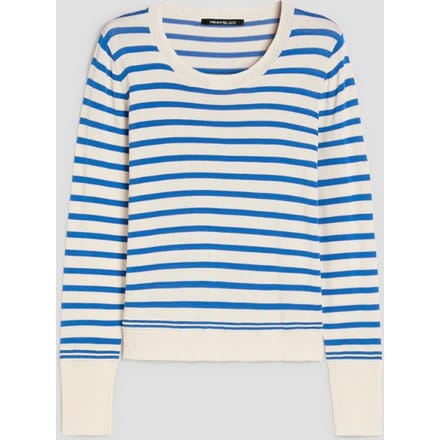 gaas in katoenen blend en zijde vrouw bluette