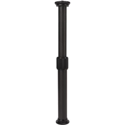 2-delige Koolstofvezel Statief Verlengbuis Statief Middenkolom Statief Extender black