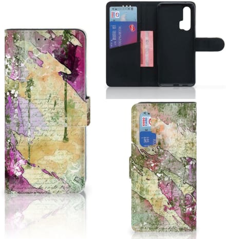 Hoesje Honor 20 Pro Letter Painting