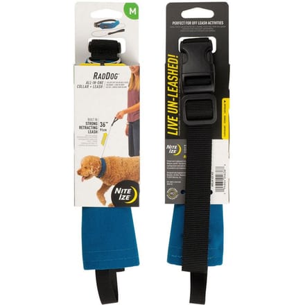 Nite Ize RadDog Halsband & Riem Blauw M