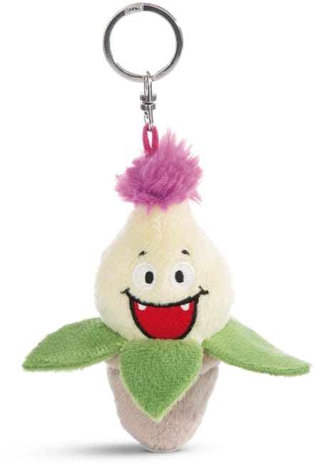 Merkloos Aloe Vera Sleutelhanger, 10 cm, Groen - Knuffelbaar en Duurzaam