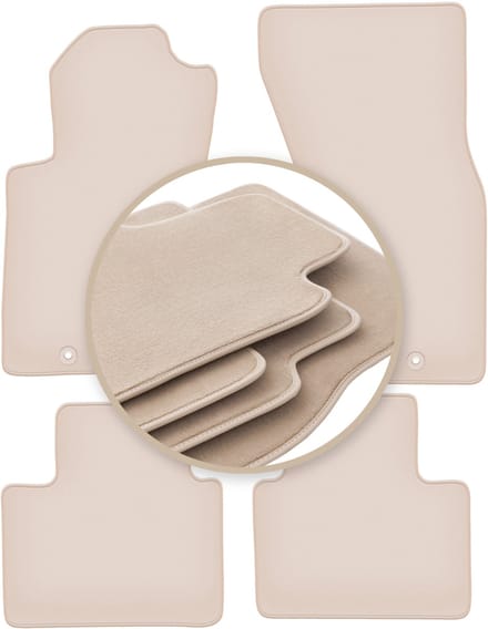 PREMIUM beige matten voor: Audi A8 D2 sedan 1994-2002