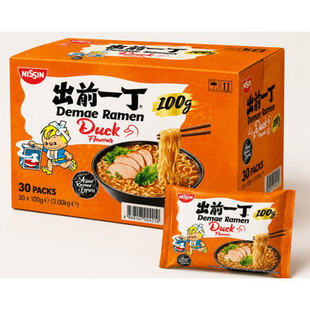 Nissin Demae Ramen Instant Noedels Eend 30 x 100 g