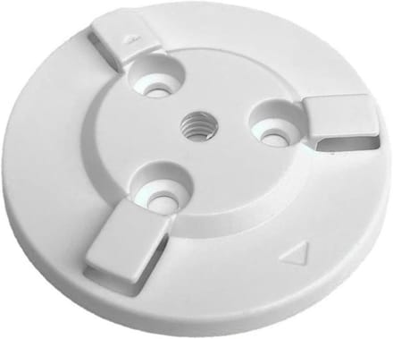 Montagebeugel Beveiligingscamera - Camera Muurbeugel - Camera Beveiligen - Voor Domecamera's - 56mm Diameter - Wit