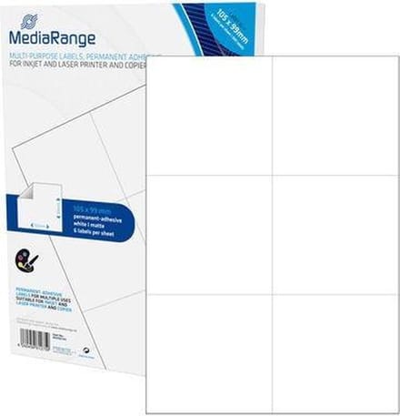 MediaRange MRINK144 - multi-purpose labels - 300 label(s) - 105 x 99 mm