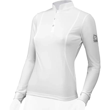Dames wedstrijdpolo met lange mouwen Tattini