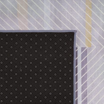 ERGENLI - Laagpolig vloerkleed - Lichtgrijs - 80 x 150 cm - Polyester
