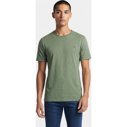 No Excess T-shirt Crewneck Slub Green Größe: XL | Basic T-Shirts Outlet | Herren | Grün