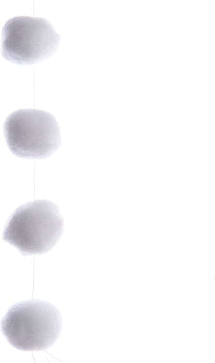 Guirlande pes sneeuwbal d4h180 cm wt