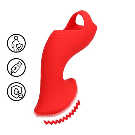 Love Line - Textured Finger Vibrator voor Samen