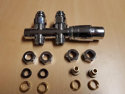 Sanifun luxe radiator onderblokset recht
