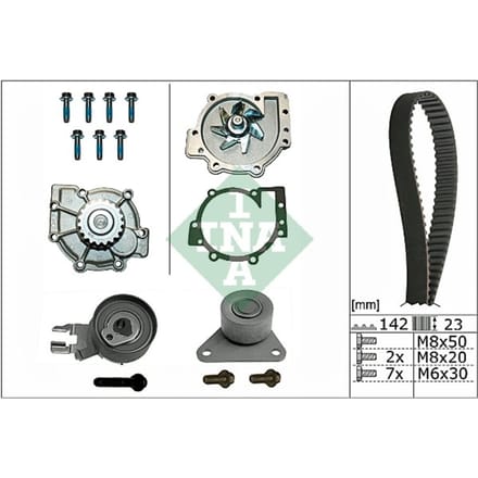 Schaeffler Ina Waterpomp+distributieriem set INA 530 0467 30