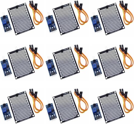 9-delige regenpot set met regen sensor modules voor Arduino en Raspberry Pi - Waterdetectie en automatisering