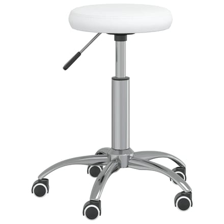 vidaXL - Massagekruk - kunstleer - wit