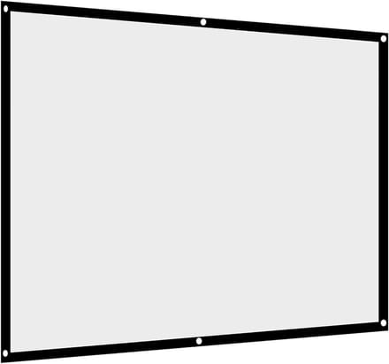 Draagbaar Projectiescherm van Polyester, 60-100 Inch, 4:3 voor Buitenbioscoop en Kampeerfilms, Set van 12