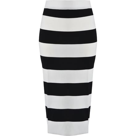 Midi Jersey Rok Dames Mat Fashion