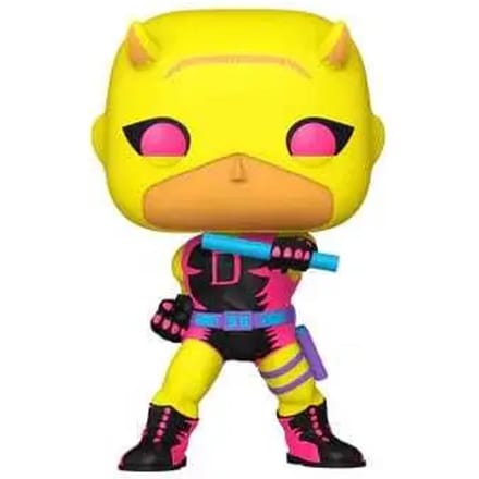 Funko Pop! Jumbo: Marvel - Daredevil (Yellow/Red ) (Blacklight) 10" Super Sized Pop! - CONFIDENTIAL