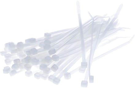Kalitec kabelbinders 140x3,6 naturel, set van 100 stuks